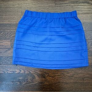 Like New! Satin Lined Royal Blue Skirt